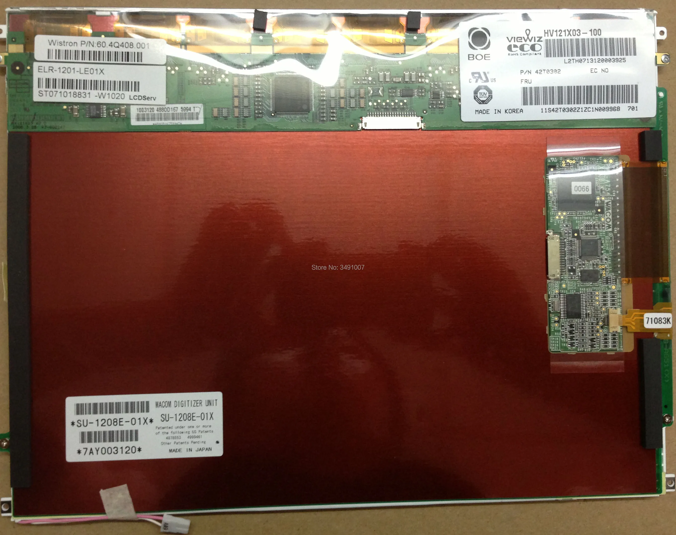 LALAWIN HV121X03-100 42T0302 LCD SCREEN with Touch Screen digitizer for NEW IBM X60 X61 TABLET 12.1" LCD NEW
LALAWIN HV121X03-100 42T0302 LCD SCREEN with Touch Screen digitizer for NEW IBM X60 X61 TABLET 12.1" LCD NEW