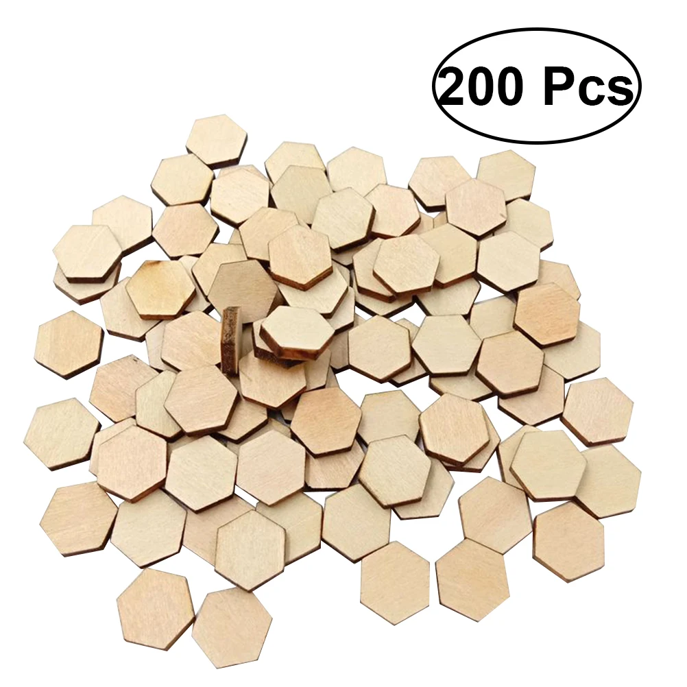 200PC 12.5MM Beech Wooden Hexagonal Pieces Ornaments Wooden Shapes Embellishment DIY Crafts Decorations for Wedding Christmas
200PC 12.5MM Beech Wooden Hexagonal Pieces Ornaments Wooden Shapes Embellishment DIY Crafts Decorations for Wedding Christmas