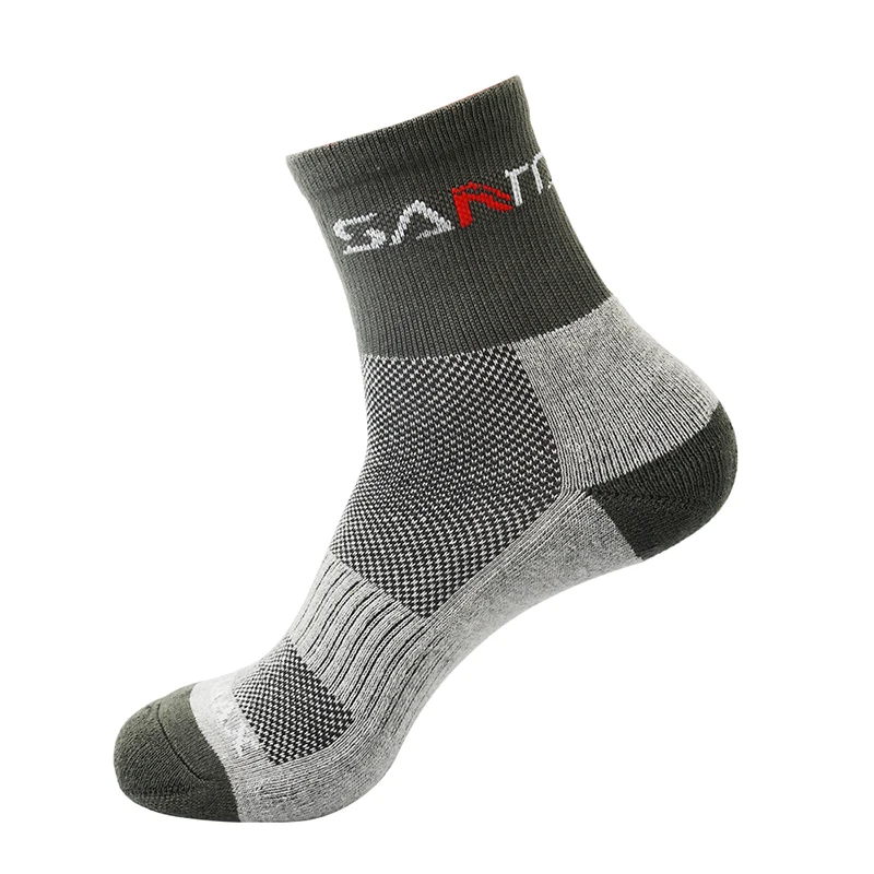 SANTO Quick Drying Men Socks Outdoor Sports Hiking Camping Cycling Socks Half Thick Running Socks
SANTO Quick Drying Men Socks Outdoor Sports Hiking Camping Cycling Socks Half Thick Running Socks