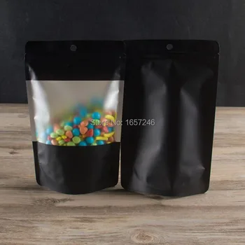 500pcs Black White Aluminized Foil Plastic Zipper Zip lock Stand Up Bag For Food Candy Powder Coffee Packaging Bags With Frosted
500pcs Black White Aluminized Foil Plastic Zipper Zip lock Stand Up Bag For Food Candy Powder Coffee Packaging Bags With Frosted