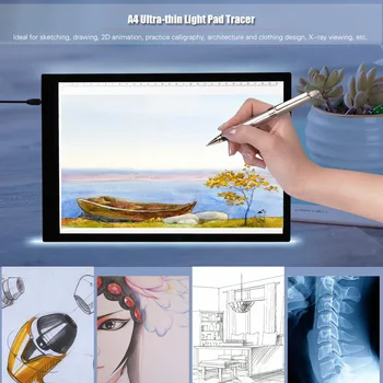 A4 LED Light Box Tracer with Scale Ultra-thin USB Powered Tracing for Artists Kids Drawing Sketching Animation X-ray Viewing
A4 LED Light Box Tracer with Scale Ultra-thin USB Powered Tracing for Artists Kids Drawing Sketching Animation X-ray Viewing