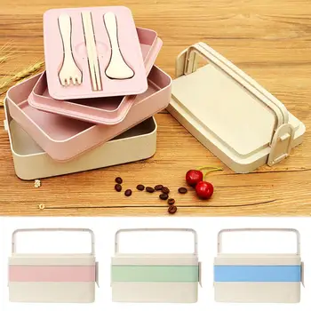 AIHOME Japanese Tableware Lunch Box Students' Multi-Compartment Food Sushi Durable Container with Cutlery p40
AIHOME Japanese Tableware Lunch Box Students' Multi-Compartment Food Sushi Durable Container with Cutlery p40