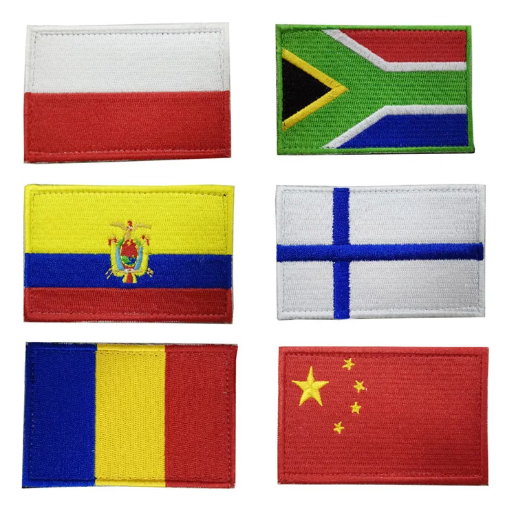 World National flag Patch for Embroidery Iron On Rainbow Hook&Loop Patches Jacket Applique Badge Velcro Stripe On Clothes Decor
World National flag Patch for Embroidery Iron On Rainbow Hook&Loop Patches Jacket Applique Badge Velcro Stripe On Clothes Decor