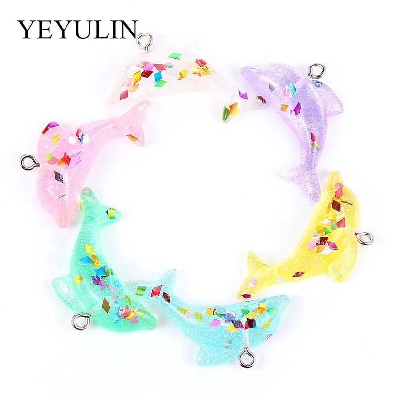 10 Pcs Yellow Green Purple Muti-Color Dolphin Shape Resin Charms Pendant For DIY Keychain Necklace Fashion Jewelry Accessories
10 Pcs Yellow Green Purple Muti-Color Dolphin Shape Resin Charms Pendant For DIY Keychain Necklace Fashion Jewelry Accessories