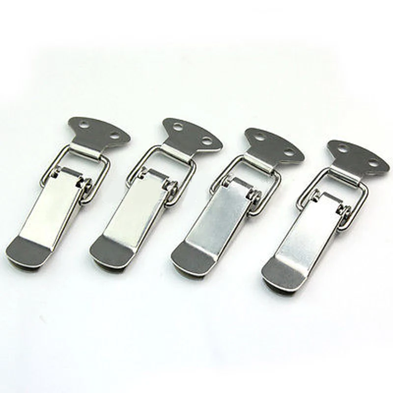 4pcs Stainless Steel Hasp Buckle Snap Luggage Handbag Spring Loaded Toggle Simple Multi Lock Tie Hardware Buckles
4pcs Stainless Steel Hasp Buckle Snap Luggage Handbag Spring Loaded Toggle Simple Multi Lock Tie Hardware Buckles