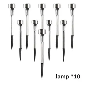 10pcs/lot Stainless Steel Led Solar Lawn Light Outdoor Garden Path Decking Light Solar Bollard Light Led Solar Stick Waterproof
10pcs/lot Stainless Steel Led Solar Lawn Light Outdoor Garden Path Decking Light Solar Bollard Light Led Solar Stick Waterproof