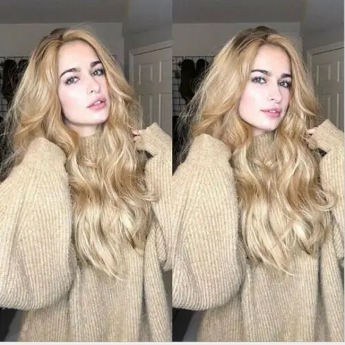 Full Wig Long Curly Straight Synthetic Hair With Blonde Wigs For Women Ladies Curly Hair Full Wig DIY Decorations
Full Wig Long Curly Straight Synthetic Hair With Blonde Wigs For Women Ladies Curly Hair Full Wig DIY Decorations