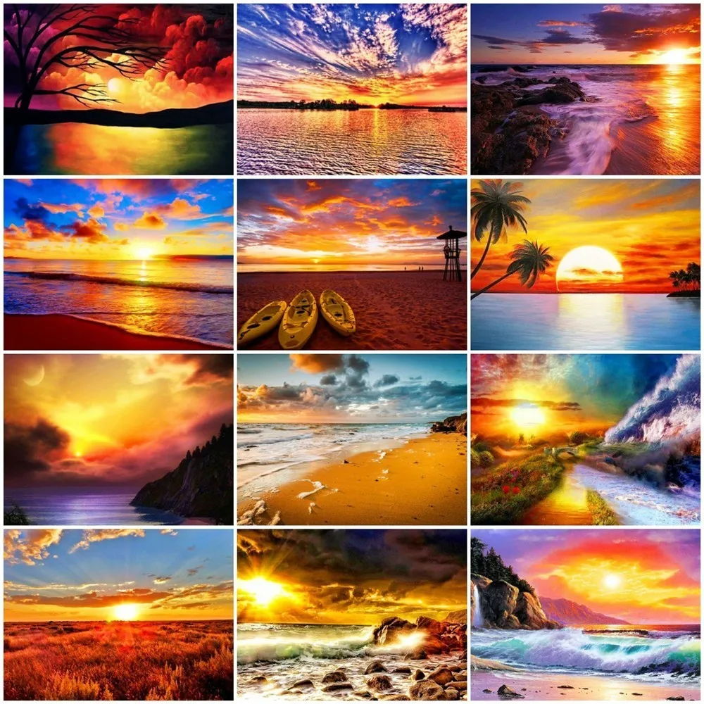 HUACAN Full Square Diamond Painting Display Landscape Seaside 5D DIY Diamond Embroidery Full Rhinestones Mosaic Home Decor Gift
HUACAN Full Square Diamond Painting Display Landscape Seaside 5D DIY Diamond Embroidery Full Rhinestones Mosaic Home Decor Gift