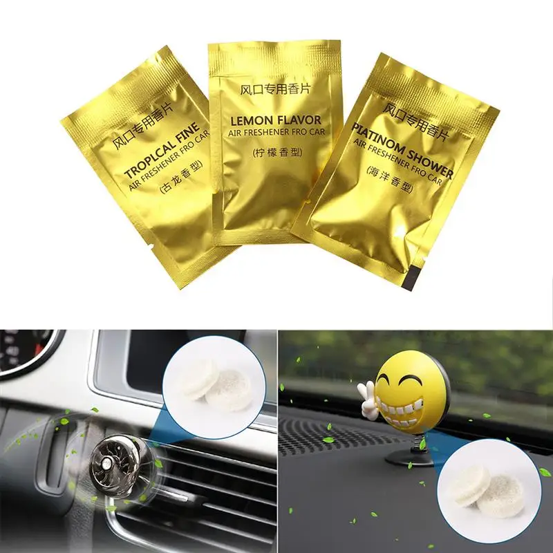 2 Pcs Car Perfumes Pills Automobile Freshener Tablets Solid Scented Pieces Cologne Fragrance Lemon/Cologne/Ocean
2 Pcs Car Perfumes Pills Automobile Freshener Tablets Solid Scented Pieces Cologne Fragrance Lemon/Cologne/Ocean