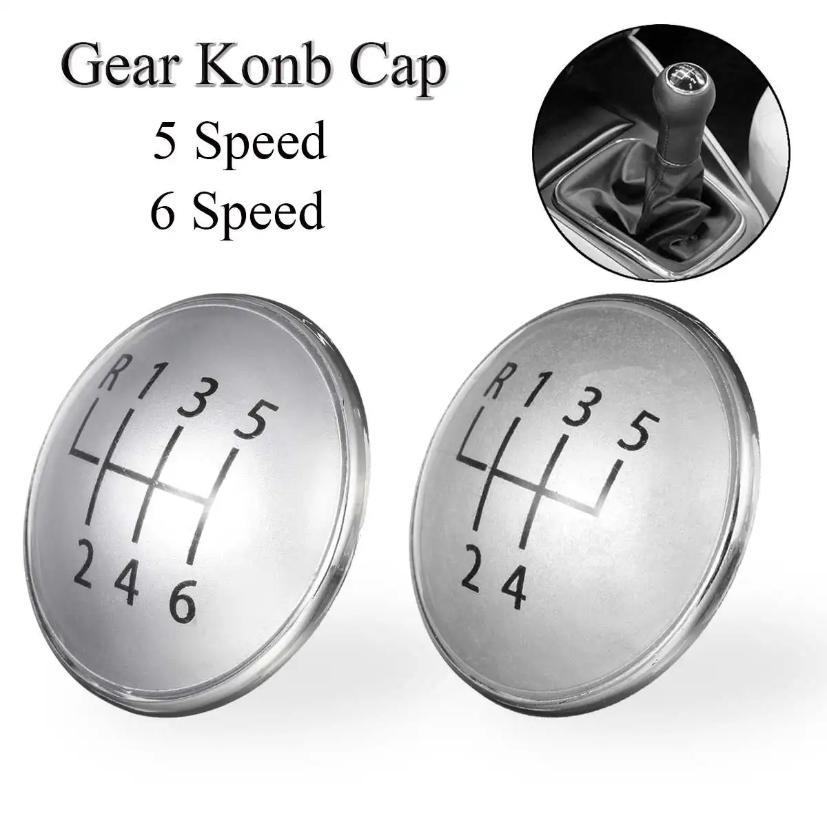 5/6 Speed Car MT Gear Shift Knob Cover Cap Badge For VW Golf Jetta MK5 MK6 2003-2009
5/6 Speed Car MT Gear Shift Knob Cover Cap Badge For VW Golf Jetta MK5 MK6 2003-2009