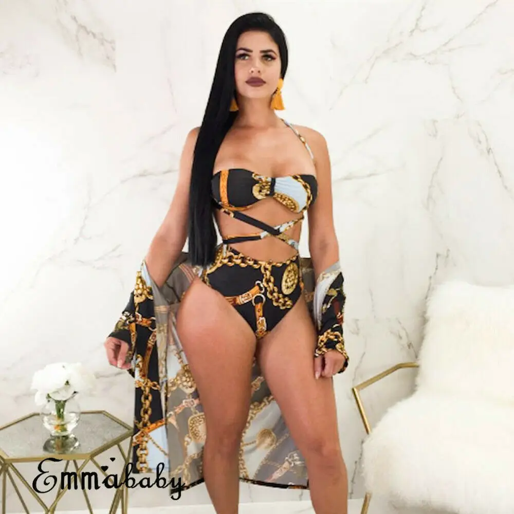 2019 New Brand Womens One -Piecs Padded Push-up Bra Prints Bikini Set Swimsuit Bathing Summer Swimwear Beachwear
2019 New Brand Womens One -Piecs Padded Push-up Bra Prints Bikini Set Swimsuit Bathing Summer Swimwear Beachwear