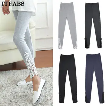 Fashion Women Girls Summer Spring Solid Cotton Lace Crochet Sexy Skinny Leggings Stretch Jeggings Long Pants
Fashion Women Girls Summer Spring Solid Cotton Lace Crochet Sexy Skinny Leggings Stretch Jeggings Long Pants