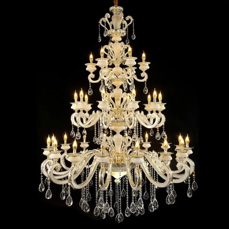 Roman 32-arm Marble stone chandelier modern commercial lighting Hotel lobby E14 led candle holder Church chandelier Candelabro
Roman 32-arm Marble stone chandelier modern commercial lighting Hotel lobby E14 led candle holder Church chandelier Candelabro