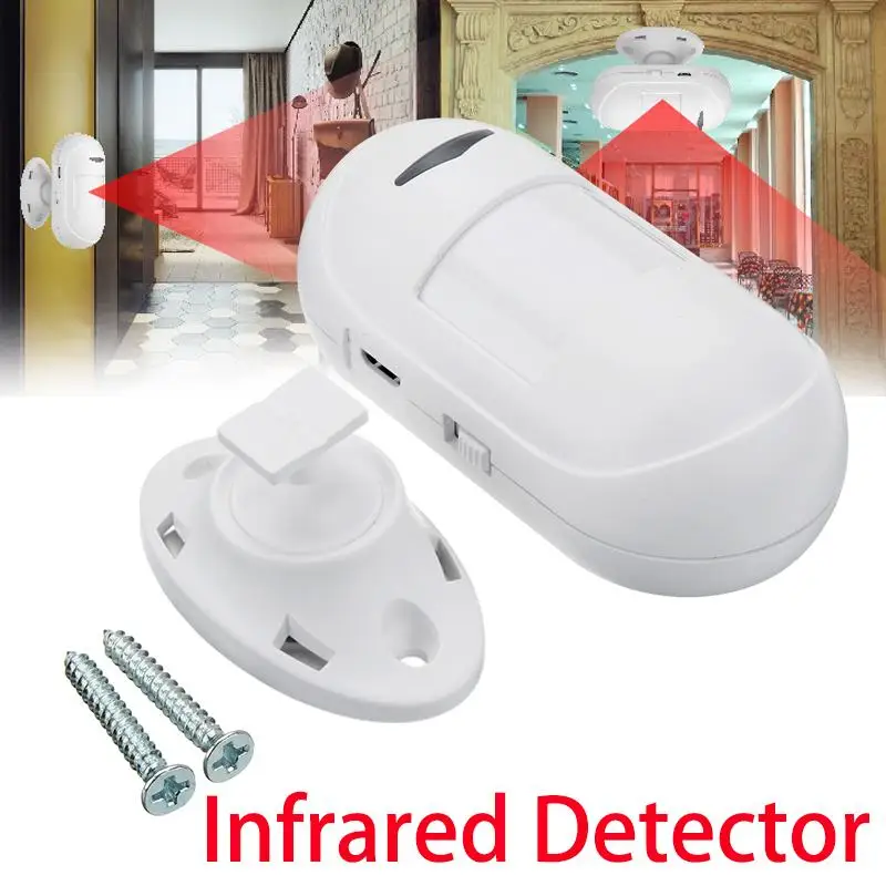 433 MHZ Mini Wireless Infrared Detector Alarm Monitor Motion Detection Indoor/Outdoor Anti-theft System with 360 degree base
433 MHZ Mini Wireless Infrared Detector Alarm Monitor Motion Detection Indoor/Outdoor Anti-theft System with 360 degree base