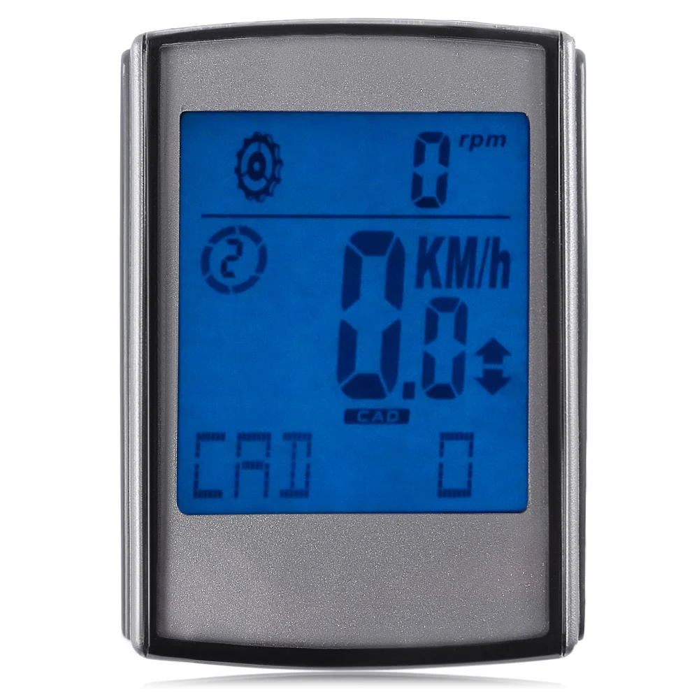 Water Resistant Wireless 2 In 1 Cycle Bicycle Computer Cadence Speed Speedometer Odometer With LCD Backlight
Water Resistant Wireless 2 In 1 Cycle Bicycle Computer Cadence Speed Speedometer Odometer With LCD Backlight