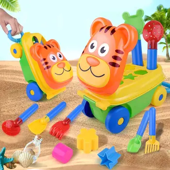 15 Pcs Kids Cart Beach Sand Toys Bucket Water Children Shovel Kit Play Toys Playset for Kids Castle Spade Shovel Rake Tools
15 Pcs Kids Cart Beach Sand Toys Bucket Water Children Shovel Kit Play Toys Playset for Kids Castle Spade Shovel Rake Tools
