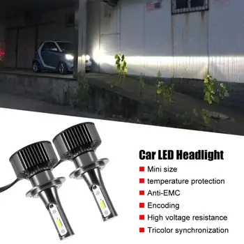 Car Styling 2Pcs 28W 6500K Super Bright Tricolor Car LED Headlight Kit Headlamp Bulbs E10-H7 Auto Accessories New arrives
Car Styling 2Pcs 28W 6500K Super Bright Tricolor Car LED Headlight Kit Headlamp Bulbs E10-H7 Auto Accessories New arrives
