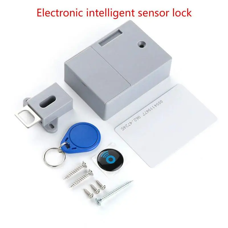 Universal Intelligent Electric Induction Door Lock Battery Operated RFID Cabinet Lock Furniture Lock Drawer Lock with RFID Key 
Universal Intelligent Electric Induction Door Lock Battery Operated RFID Cabinet Lock Furniture Lock Drawer Lock with RFID Key