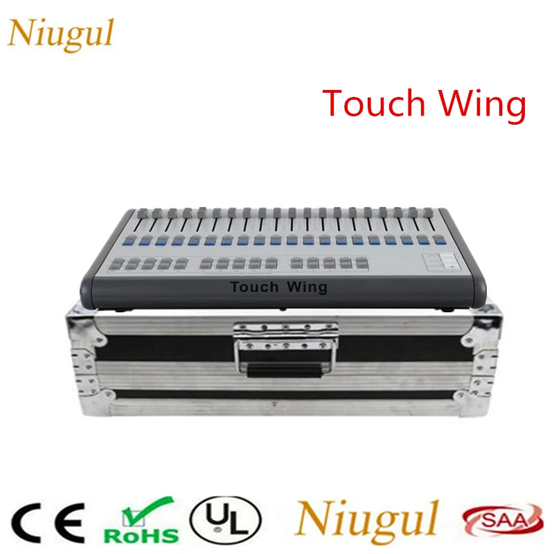 

Touch Wing Stage Lighting DMX Console DMX Controller Support All Titan Console Tiger Touch Wing DMX Consoles With Flight Case