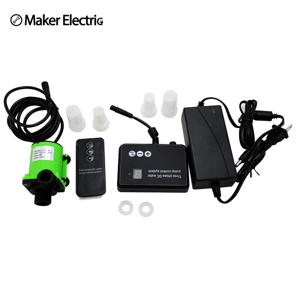 Frequency control of motor speed DC24V 1.2A 1000L/H Water Pump with wireless remote control and Control panel System Free ship
Frequency control of motor speed DC24V 1.2A 1000L/H Water Pump with wireless remote control and Control panel System Free ship