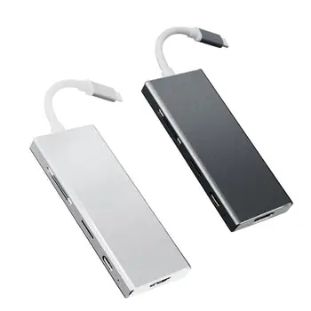 7 Ports Type-C Hub to USB 3.0 HDMI TF SD Card Reader Type-C PD Adapter Wire
7 Ports Type-C Hub to USB 3.0 HDMI TF SD Card Reader Type-C PD Adapter Wire