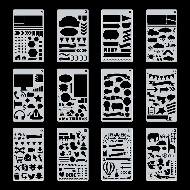 Animals Number Letters Ruler For Walls Painting Scrapbooking Cloud DIY Album Decor Craft Embossing Ruler Cards Layering Stencils
Animals Number Letters Ruler For Walls Painting Scrapbooking Cloud DIY Album Decor Craft Embossing Ruler Cards Layering Stencils