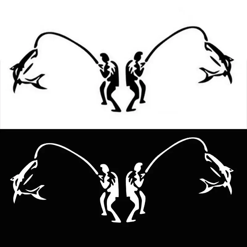 Car Sticker Funny Rearview Mirror Fishing Pattern Reverse Mirror Personality Creativity Self-sticking Decal Auto Accessories
Car Sticker Funny Rearview Mirror Fishing Pattern Reverse Mirror Personality Creativity Self-sticking Decal Auto Accessories