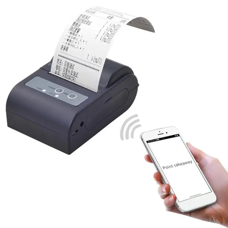 Mini Bluetooth Printer Thermal Printer Pocket portable ticket receipt USB Wireless Android US Plug
Mini Bluetooth Printer Thermal Printer Pocket portable ticket receipt USB Wireless Android US Plug