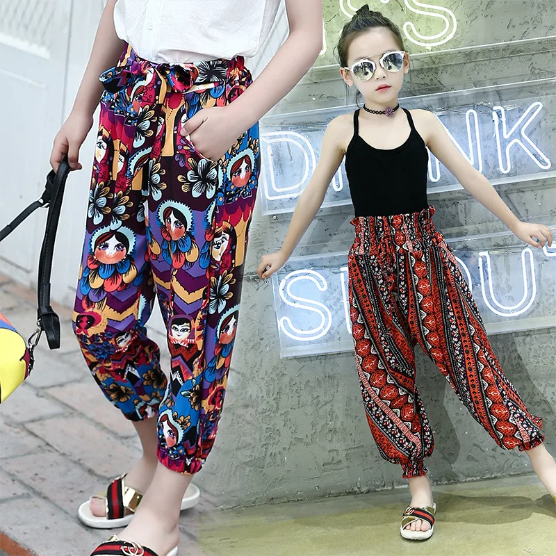 Girls printed mosquito-proof pants summer 2019 new bloomers thin section casual wild beach loose pants children's clothing
Girls printed mosquito-proof pants summer 2019 new bloomers thin section casual wild beach loose pants children's clothing