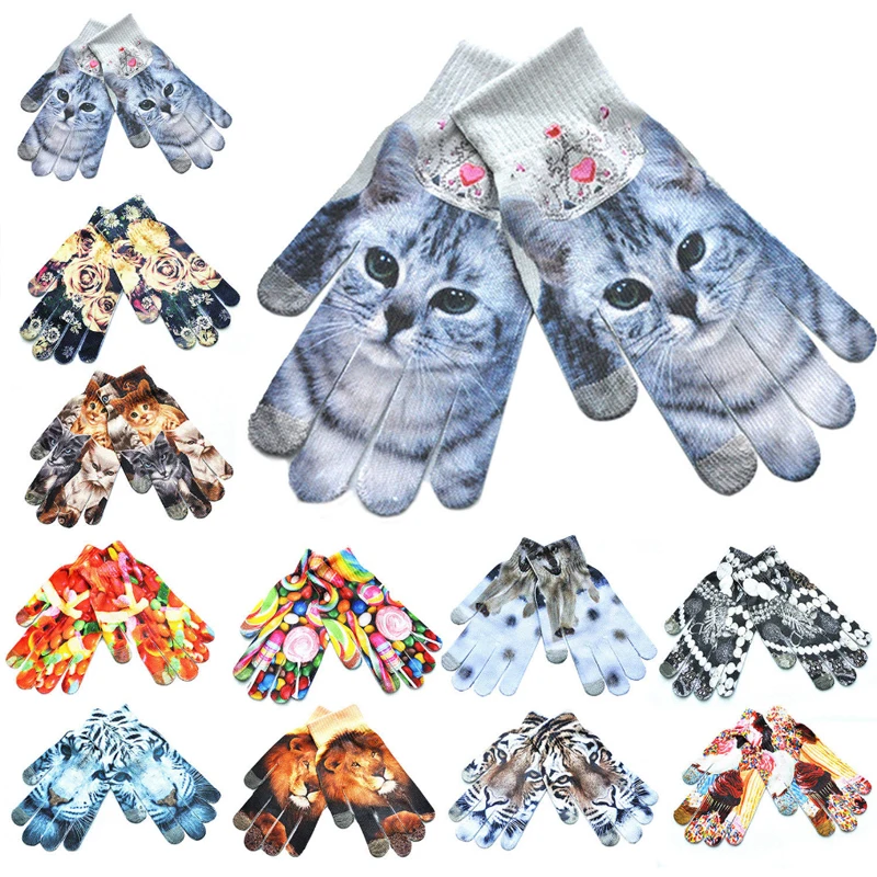 1Pair New Men Warm Touch Gloves Casual Digital Painting Winter Knitting Women 3D Print Touch Screen Gloves Knitted Multi-Color
1Pair New Men Warm Touch Gloves Casual Digital Painting Winter Knitting Women 3D Print Touch Screen Gloves Knitted Multi-Color