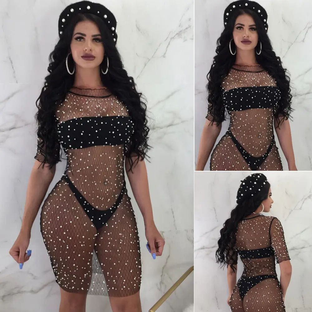 Hirigin US Women Sexy Crochet Mesh Swimwear Summer Beach Dress Sheer Bikini Cover Up Hot
Hirigin US Women Sexy Crochet Mesh Swimwear Summer Beach Dress Sheer Bikini Cover Up Hot