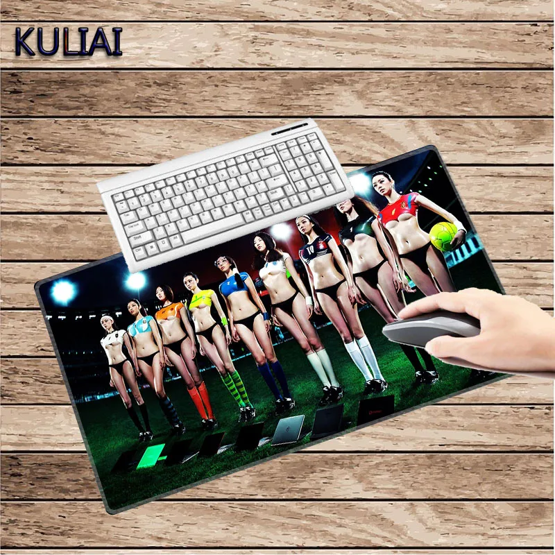 XGZ Beautiful Stadium Model Sexy Mouse Pad 400X900X4MM Rubber Slip Computer Gamer Office Notebook Player Game Gaming MousePad | Компьютеры