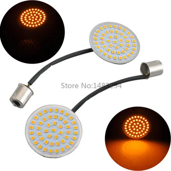 Motorcycle 2 x Bullet 1156 Amber LED Turn Signal Inserts Fits For Harley Touring Tri Glide Dyna Universal New
Motorcycle 2 x Bullet 1156 Amber LED Turn Signal Inserts Fits For Harley Touring Tri Glide Dyna Universal New
