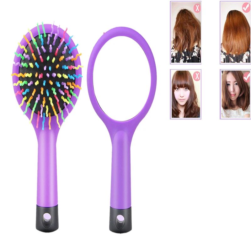 New Hair Comb Professional Rainbow Comb Volume Anti-static Magic Hair Curl Straight Massage Comb Brush Mirror Style Tools
New Hair Comb Professional Rainbow Comb Volume Anti-static Magic Hair Curl Straight Massage Comb Brush Mirror Style Tools
