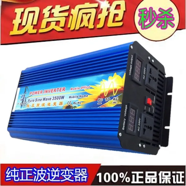3500w Pura inversor de onda sinusoidal Home use 3500W inverter Peak 7000W Pure Wave Power Inverter 24V to 220V
3500w Pura inversor de onda sinusoidal Home use 3500W inverter Peak 7000W Pure Wave Power Inverter 24V to 220V