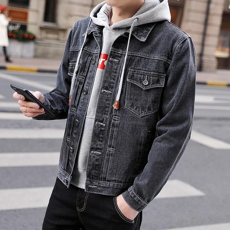 2019 Spring Youth denim brand Jacket men coats Cowboy Clothes Loose Male streetwear jackets
2019 Spring Youth denim brand Jacket men coats Cowboy Clothes Loose Male streetwear jackets