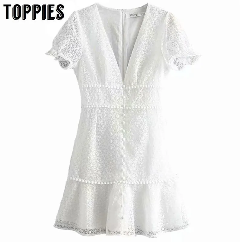 Summer Mesh Mini Dress 2019 Short Sleeve Embroidery White Party Dress Cotton Lining Vacation Sexy Transparent Smocks Women
Summer Mesh Mini Dress 2019 Short Sleeve Embroidery White Party Dress Cotton Lining Vacation Sexy Transparent Smocks Women