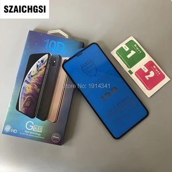 SZAICHGSI wholesale 200pcs/lot 10D Full Cover Tempered Glass For iPhone 6 7 8 plus X XS XR XS MAX 9H Screen Protector Film
SZAICHGSI wholesale 200pcs/lot 10D Full Cover Tempered Glass For iPhone 6 7 8 plus X XS XR XS MAX 9H Screen Protector Film