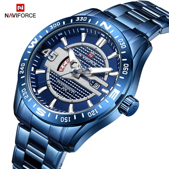2020 NAVIFORCE Mens Sport Watches Top Brand Men Full Steel Military Watch Waterproof Analog Quartz Wrist Watch Relogio Masculino
2020 NAVIFORCE Mens Sport Watches Top Brand Men Full Steel Military Watch Waterproof Analog Quartz Wrist Watch Relogio Masculino