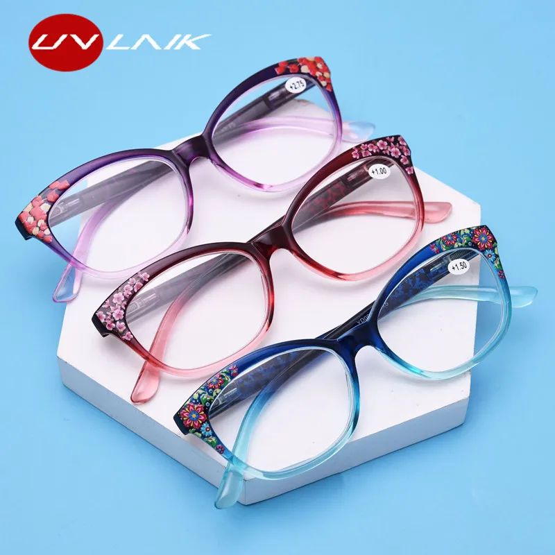 UVLAIK Anti Blue Light Reading Glasses Men Women Ultralight Unbreakable Eyewear Female Reading Eyeglasses Prescription +1.0 3.5
UVLAIK Anti Blue Light Reading Glasses Men Women Ultralight Unbreakable Eyewear Female Reading Eyeglasses Prescription +1.0 3.5