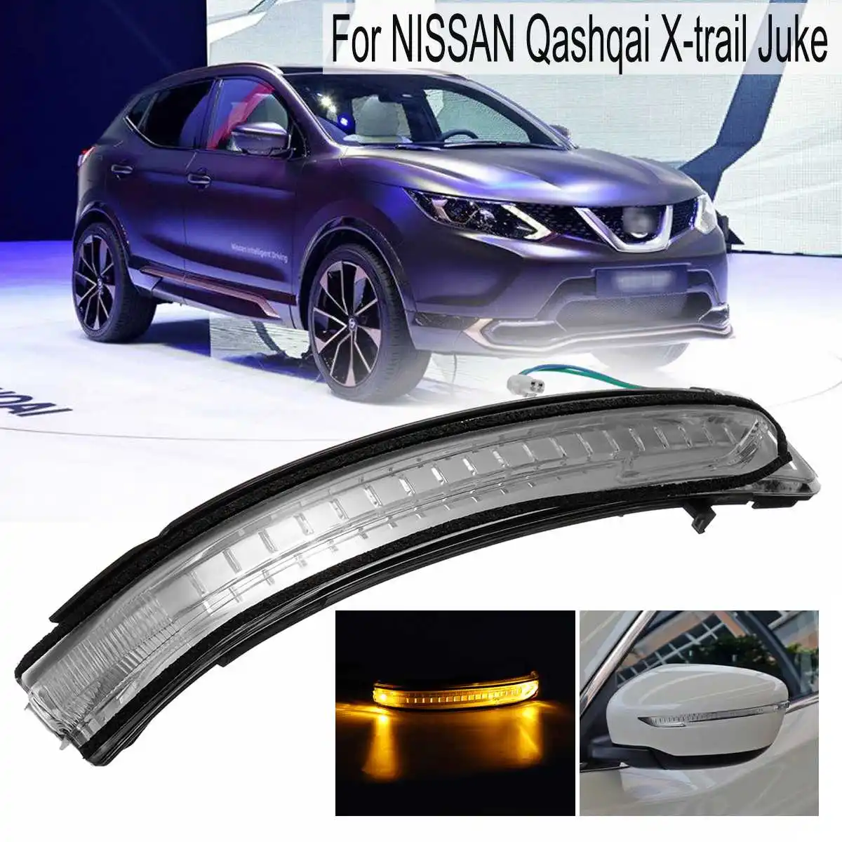 2x Car LED Wing Mirror Indicator Lens Turn Light Signal Lamp For Nissan Juke F15 SUV Qashqai J11 SUV X-Trail T32 ATV/SUV
2x Car LED Wing Mirror Indicator Lens Turn Light Signal Lamp For Nissan Juke F15 SUV Qashqai J11 SUV X-Trail T32 ATV/SUV
