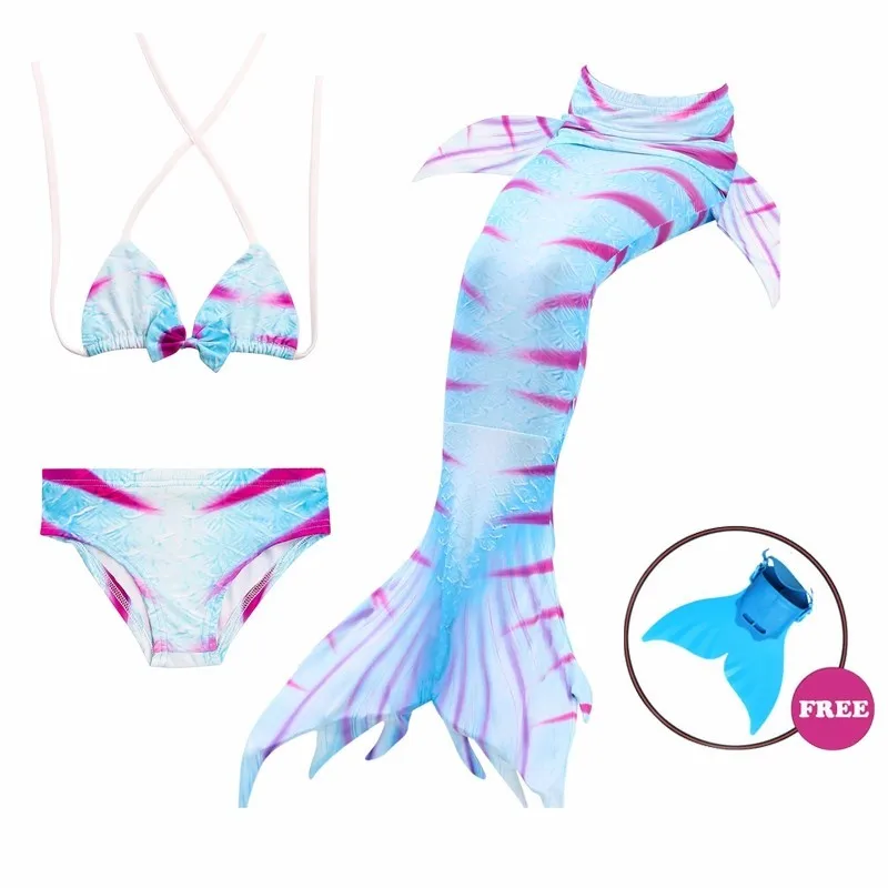 4pcs Girls Mermaid Tails Cosplay Swimwear with Monofin Bikini Swimsuit Split Bathing Suit Dress With Flipper Monofin For Swim
4pcs Girls Mermaid Tails Cosplay Swimwear with Monofin Bikini Swimsuit Split Bathing Suit Dress With Flipper Monofin For Swim