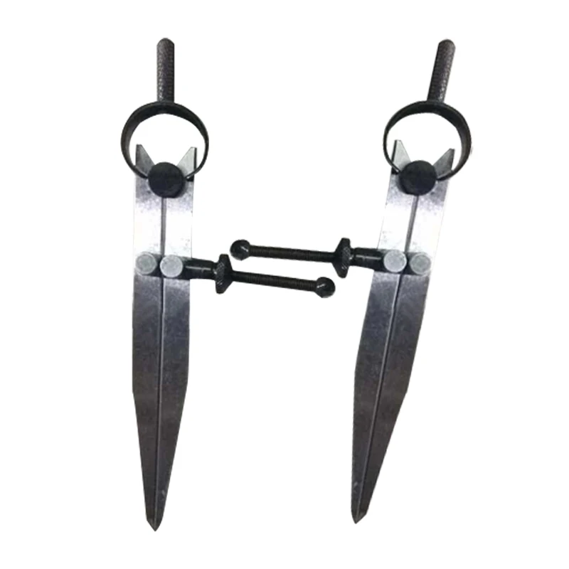 

Durable Rotating Tool Scriber Wing Divider Metal Craft Tool Spacing Compass Marking Tools Adjustable DIY Sewing Leather 1 Pcs