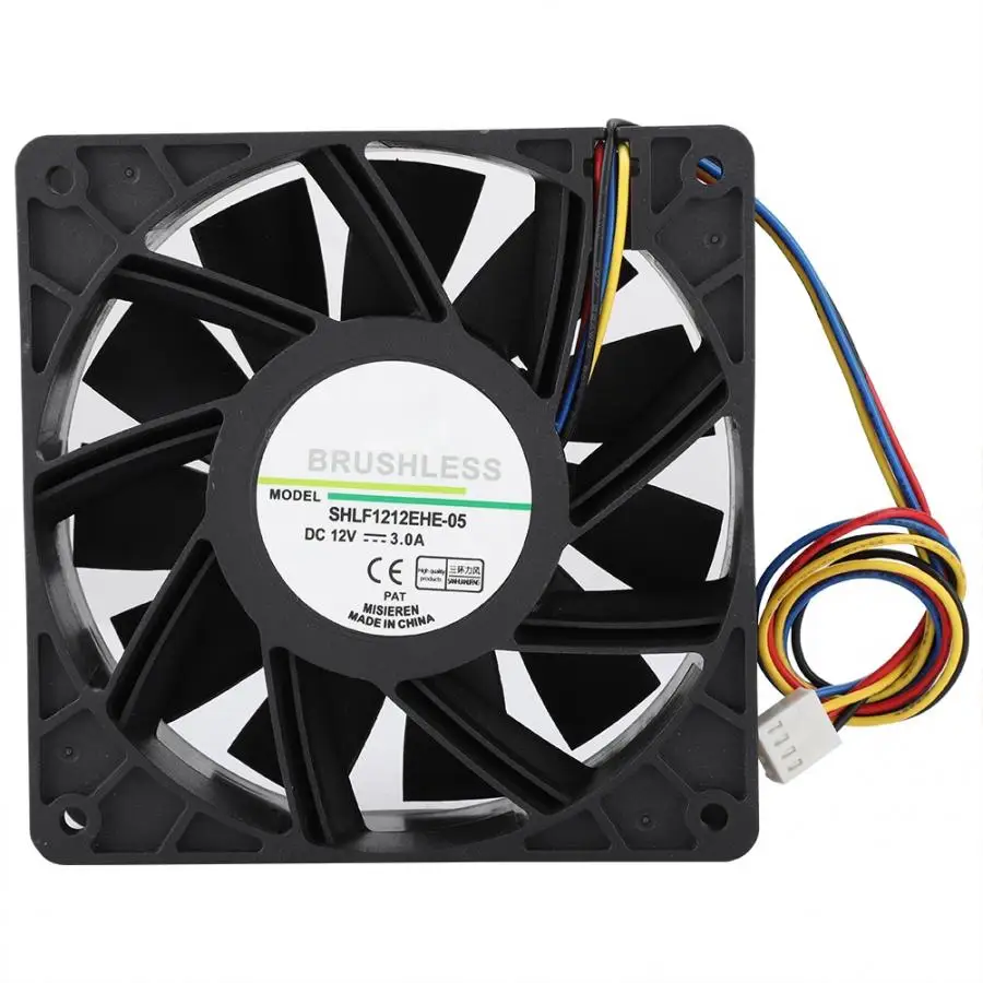 SHLF1212EHE-05 12cm 4 Speed Cable PWM Test S9 12V Mining Machine Cooling Fan 2019
SHLF1212EHE-05 12cm 4 Speed Cable PWM Test S9 12V Mining Machine Cooling Fan 2019