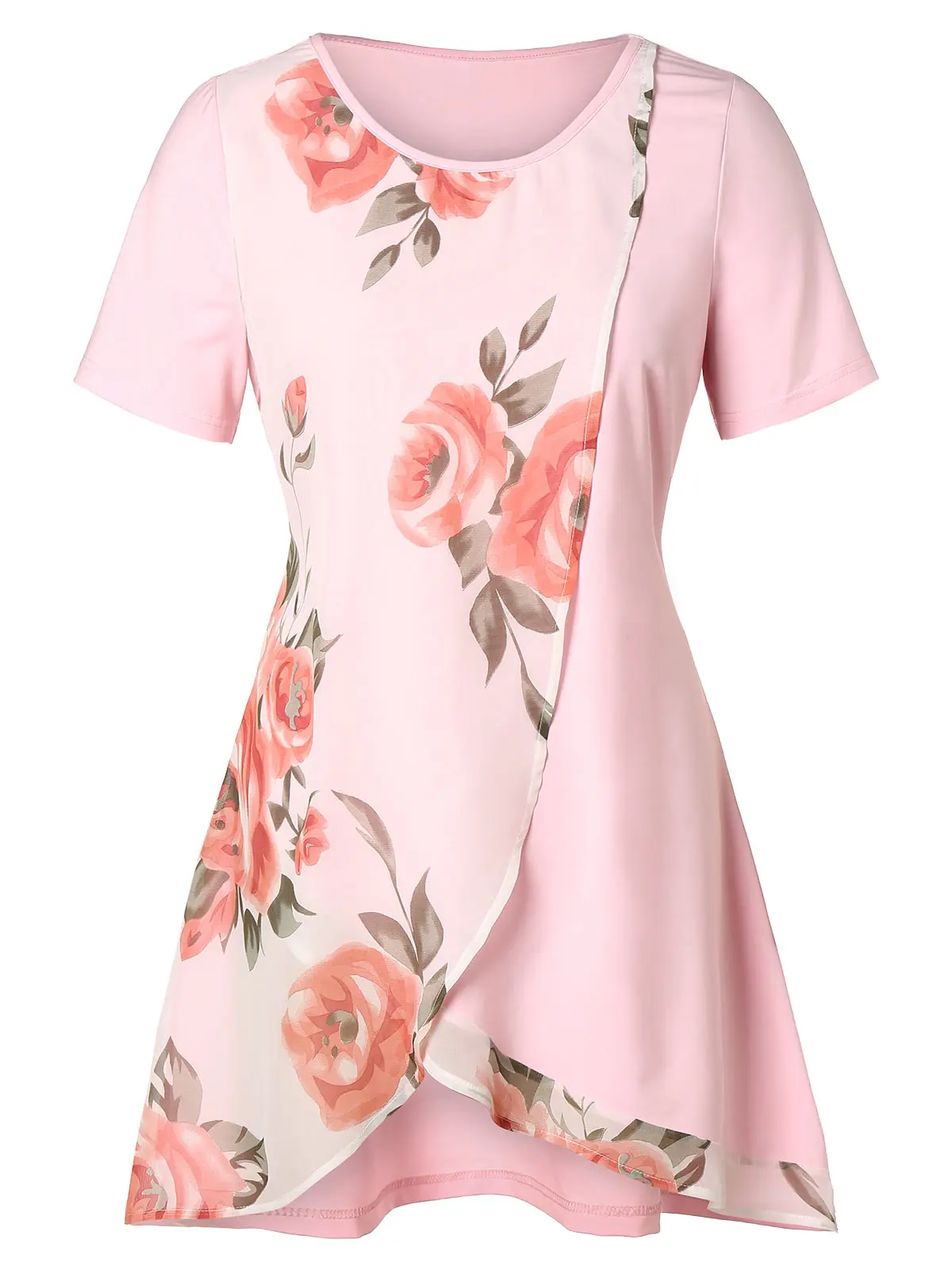 Wipalo Plus Size Floral Print Tie Dye Split T Shirt Summer Short Sleeve O Neck Women T Shirt High Low Casual Long Shirts 5XL
Wipalo Plus Size Floral Print Tie Dye Split T Shirt Summer Short Sleeve O Neck Women T Shirt High Low Casual Long Shirts 5XL