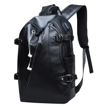 2019 Men Anti Theft Backpack With Headphone Plug Fashion PU Leather Laptop Bagpacks For Boys Teens School Bags USB Rucksacks
2019 Men Anti Theft Backpack With Headphone Plug Fashion PU Leather Laptop Bagpacks For Boys Teens School Bags USB Rucksacks