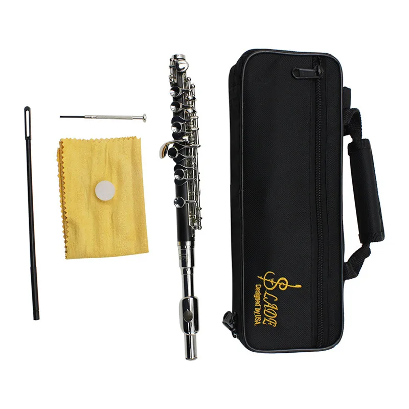 SLADE Half-size Piccolo Flute Set Plated Cupronickel Key of C White Copper Tube Piccolo With Cloth Box Woodwind Instruments
SLADE Half-size Piccolo Flute Set Plated Cupronickel Key of C White Copper Tube Piccolo With Cloth Box Woodwind Instruments