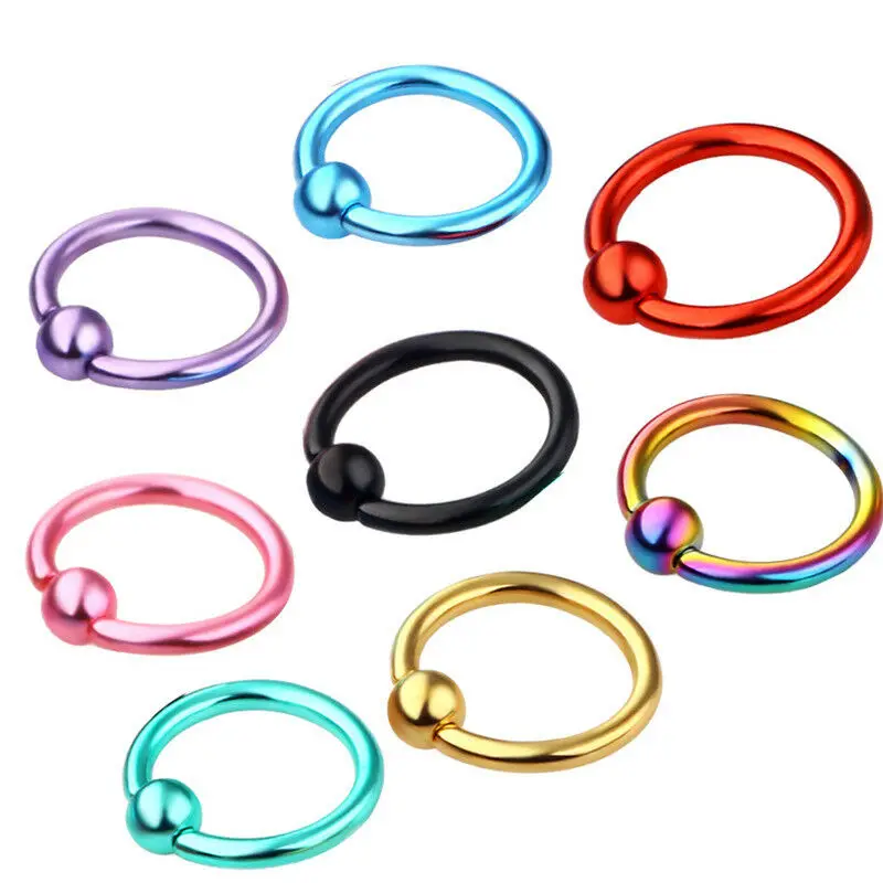4X Captive Bead Vaginal Ring Ball Hoop Eyebrow Nipple Nose Earring Body Piercing nipple rings chain gift piercing body jewelry
4X Captive Bead Vaginal Ring Ball Hoop Eyebrow Nipple Nose Earring Body Piercing nipple rings chain gift piercing body jewelry