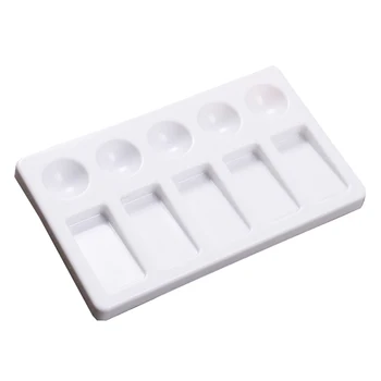 10-Hole Rectangular Plastic Palette White Multi-function Oil Painting Palette Artist Watercolor Painting Supplies Drawing Tool
10-Hole Rectangular Plastic Palette White Multi-function Oil Painting Palette Artist Watercolor Painting Supplies Drawing Tool