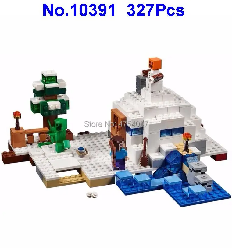 10391 327pcs Snow Hideout Mountains My World Bela Building Block Compatible 21120 Toy
10391 327pcs Snow Hideout Mountains My World Bela Building Block Compatible 21120 Toy